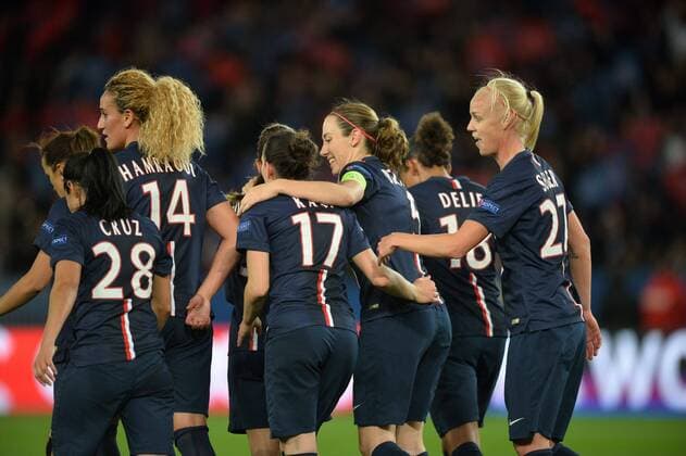 Sabrina Delannoy (psg) FOOTBALL : Paris SG vs Glasgow City - Ligue des champions feminine - quart de finale retour- 28 03 2015 AnthonyBIBARD FEP Panoramic 