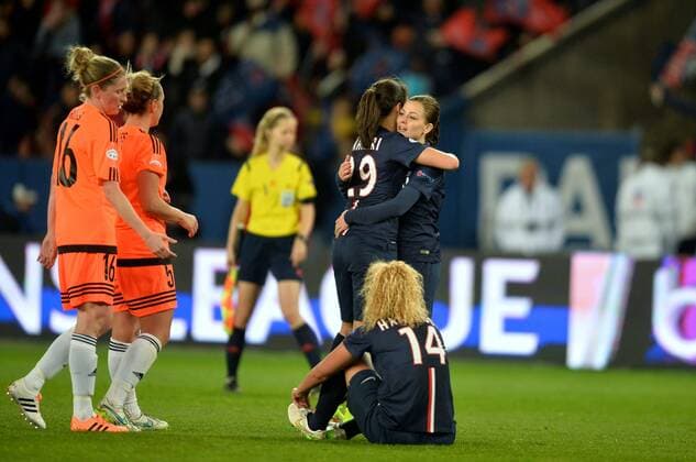 Laure Boulleau (psg) FOOTBALL : Paris SG vs Glasgow City - Ligue des champions feminine - quart de finale retour- 28 03 2015 AnthonyBIBARD FEP Panoramic 