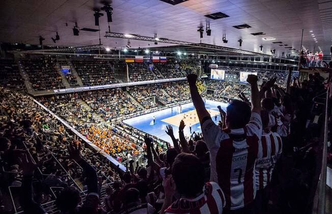 Berlin, Deutschland, 28.03.2015: Volleyball CEV Champions League Final 4 2015 - Halbfinale Max-Schmeling-Halle