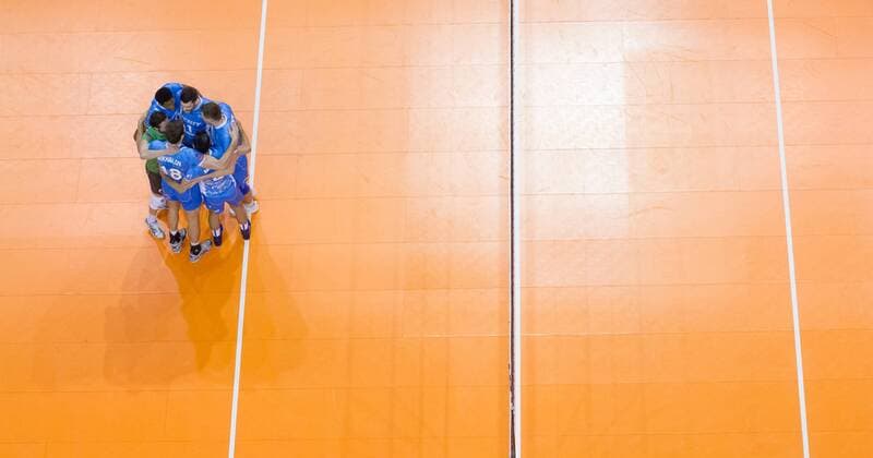 Berlin, Deutschland, 28.03.2015: Volleyball CEV Champions League Final 4 2015 - Halbfinale 1 BR Volleys - Zenit Kazan.