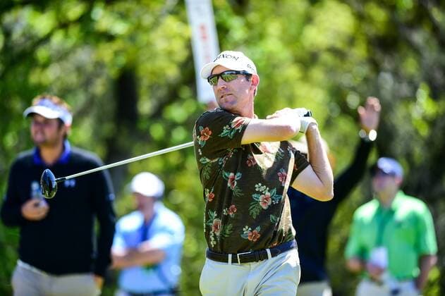 Mar 28, 2015- San Antonio, TX-- George McNeill during third round play of the Valero Texas Open at the AT&T Oaks Course, TPC San Antonio. AUTO: MAR 28 NASCAR Motorsport USA Sprint Cup Series - STP 500 - Practice Icon1503280162015 EDITORIAL USE ONLY