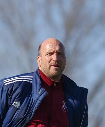Roger Prinzen (Trainer 1. FC Nürnberg II), FC Augsburg II vs. 1. FC Nürnberg II, Fussball, Männer, Regionalliga Bayern, 26. Spieltag, 28.03.2015,