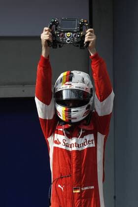 Motorsports: FIA Formula One World Championship WM Weltmeisterschaft 2015, Grand Prix of Malaysia, 5 Sebastian Vettel (GER, Scuderia Ferrari), xHOCHxZWEIx