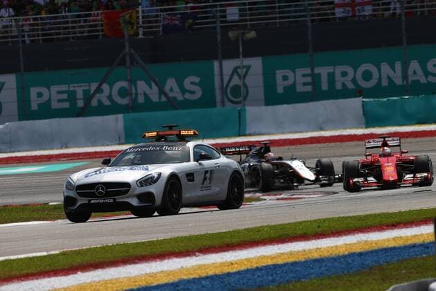 29.03.2015- Race, The Safety car on the track Malaysian Grand Prix, Sepang 26 - 29 March 2015 