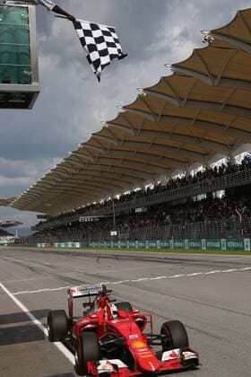 Motorsports: FIA Formula One World Championship WM Weltmeisterschaft 2015, Grand Prix of Malaysia, 5 Sebastian Vettel (GER, Scuderia Ferrari), xHOCHxZWEIx