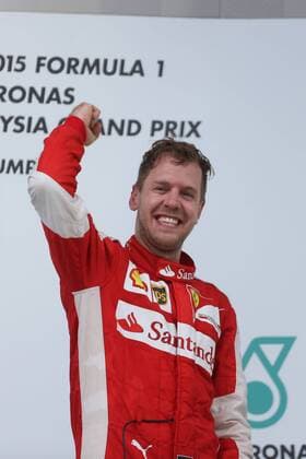 Motorsports: FIA Formula One World Championship WM Weltmeisterschaft 2015, Grand Prix of Malaysia, 5 Sebastian Vettel (GER, Scuderia Ferrari), xHOCHxZWEIx