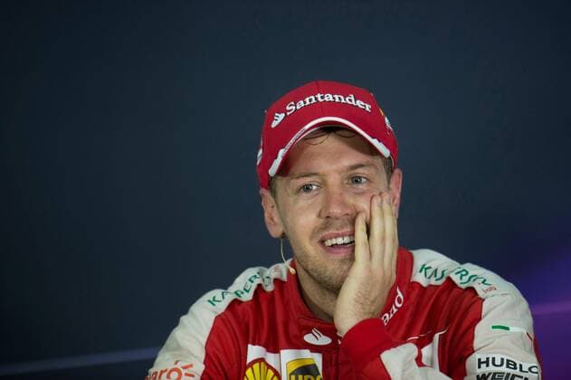 29.03.2015- Race, press conference PK Pressekonferenz Sebastian Vettel (GER) Scuderia Ferrari SF15-T Malaysian Grand Prix, Sepang 26 - 29 March 2015 