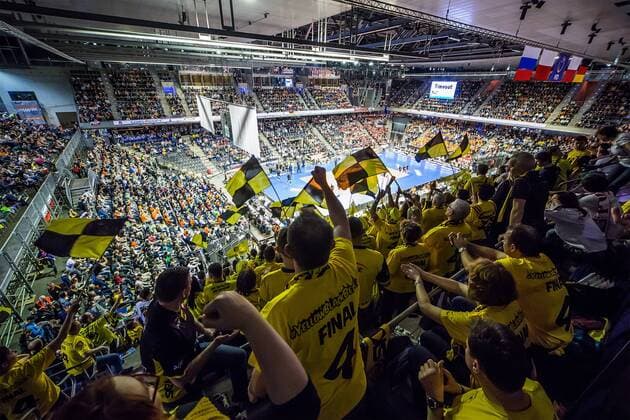 Berlin, Deutschland, 29.03.2015: Volleyball CEV Champions League Final 4 2015 - Spiel um Platz 3 4 Max-Schmeling-Halle