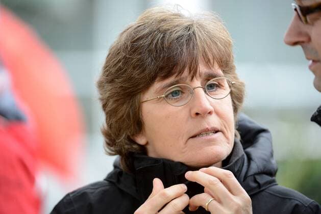29.03.2015 Frankfurt, Stadion am Brentanobad 1. Frauenbundesliga, Saison 2014 2015 UEFA Women’s Champions League, 2014 2015, Quarter Finals 1. FFC Frankfurt gegen Bristol Academy WFC Frauenfussball-Legende Monika Staab Fußball-Botschafterin 2014