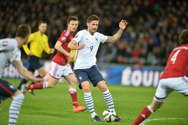 Olivier Giroud (fra) FOOTBALL : France vs Danmark - 29 03 2015 AnthonyBIBARDFEP 