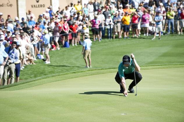 March 29, 2015: Jimmy Walker in action final round Valero Texas Open at TPC San Antonio AT&T Oaks Course. San Antonio, Texas. PGA Golf Herren Golf 2015: Valero Texas Open MAR 29 - ZUMAc04_
