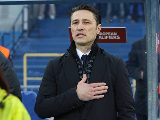 Zagreb, 28.3.2015. - Stadion Maksimir - Qualifying round - Group H, Croatia (blue) 5:1 Norway (white). Niko KOVAC (CRO)