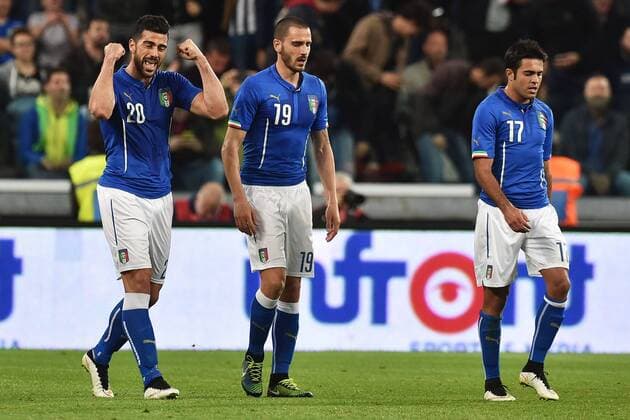Torjubel Graziano Pelle Italia Goal celebration Italy - England Turin andreaxstaccioli