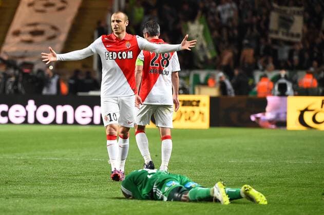 DIMITAR BERBATOV (mon) FOOTBALL : Monaco vs Saint Etienne - Ligue 1 - 03 04 2015 FEP Panoramic 