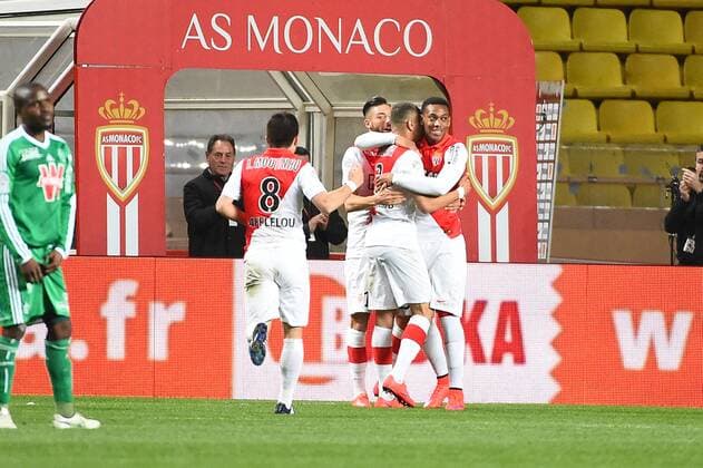 EQUIPE DE FOOTBALL DE MONACO - ANTHONY MARTIAL (mon) - JOIE FOOTBALL : Monaco vs Saint Etienne - Ligue 1 - 03 04 2015 FEP Panoramic 
