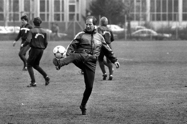 Trainer Helmut Benthaus (VfB Stuttgart)
