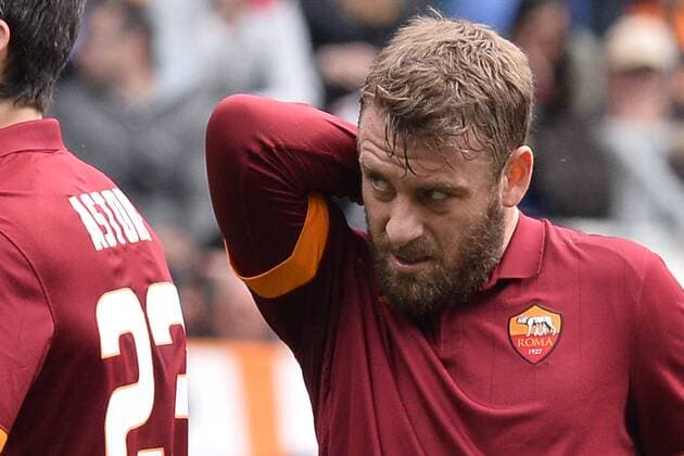 Daniele De Rossi Roma. Roma 4-04-2015 Stadio Olimpico. Football Calcio 2014 2015 Serie A. AS Rom vs SSC Neapel AntoniettaxBaldassarre