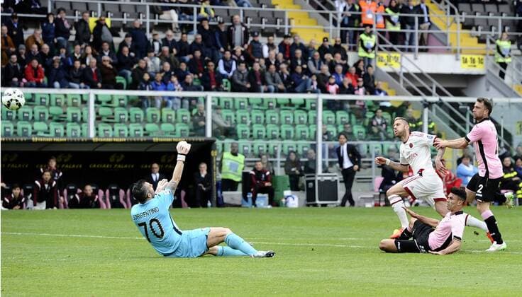 Palermo, 04.04.2015 - Serie A 2014 2015 - US Palermo vs AC Milan - Jeremy Menez 