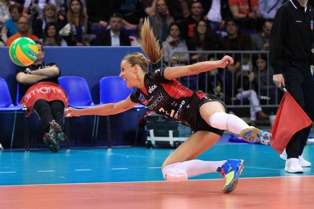 04.04.2015, SZCZECIN - CEV CHAMPIONS LEAGUE 2014 2015 - FINAL FOUR - FINAL MATCH - KPS CHEMIK POLICE - UNEDO YAMAMAY BUSTO ARSIZIO - FRANCESCA MARCON -  20150404_KC_CHEMIK-BUSTO_059