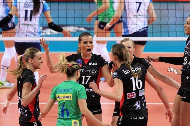 04.04.2015, SZCZECIN - CEV CHAMPIONS LEAGUE 2014 2015 - FINAL FOUR - FINAL MATCH - KPS CHEMIK POLICE - UNEDO YAMAMAY BUSTO ARSIZIO - TEAM OF UNEDO BUSTO ARSIZIO -  20150404_KC_CHEMIK-BUSTO_014