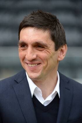 04.04.2015 Frankfurt, Commerzbankarena 1. Fussball Bundesliga Herren, Saison 2014 2015 Heimspiel Eintracht Frankfurt gegen Hannover 96 Portrait Trainer Tayfun Korkut (Hannover), Emotionen