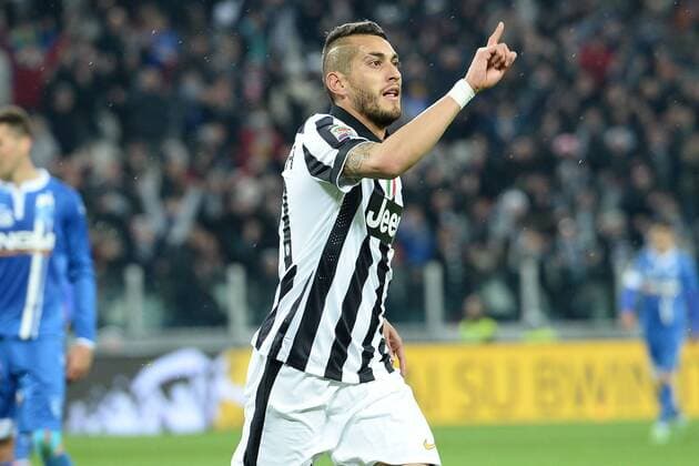Mg Torino 04 04 2015 - campionato di calcio serie A Juventus Turin vs Empoli FC: Torjubel Roberto Pereyra 