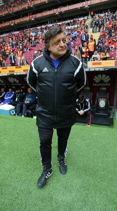 Turkey super league match between Galatasaray and Karabukspor at Turk Telekom Arena Stadium on March 05, 2015 in Istanbul. Final Score : Galatasaray 4 - Karabukspor 2 Pictured: Coach Yilmaz Vural of Karabukspor. 