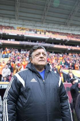 Turkey super league match between Galatasaray and Karabukspor at Turk Telekom Arena Stadium on March 05, 2015 in Istanbul. Final Score : Galatasaray 4 - Karabukspor 2 Pictured:Coach Yilmaz Vural of Karabukspor. 