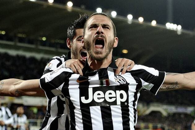 Florenz, 07.04.2015 - Coppa Italia 2014 2015 - ACF Fiorentina AC vs Juventus Turin - Leonardo Bonucci 