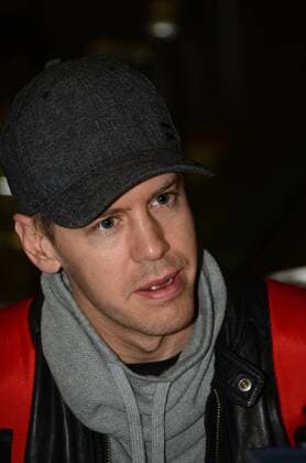 German F1 driver Sebastian Vettel of Ferrari is pictured after arriving at the Shanghai Pudong International Airport in Shanghai, China, 8 April 2015. Sebastian Vettel receives warm welcome in Shanghai  pbu255937_20
