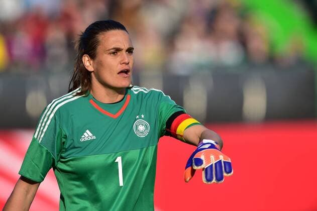 08.04.2015 - Frauen Damen Fussball - Länderspiel - Testspiel Freundschaftsspiel - Deutschland Germany - Brasilien Brazil - - Nadine Angerer (1, Deutschland )