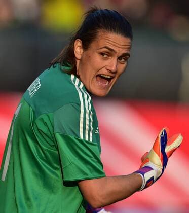 08.04.2015 - Frauen Damen Fussball - Länderspiel - Testspiel Freundschaftsspiel - Deutschland Germany - Brasilien Brazil - - Nadine Angerer (1, Deutschland )