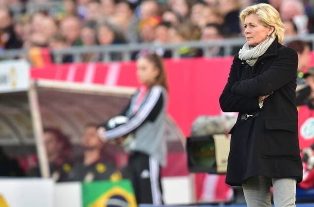 08.04.2015 - Frauen Damen Fussball - Länderspiel - Testspiel Freundschaftsspiel - Deutschland Germany - Brasilien Brazil - - Silvia Neid (Trainerin Deutschland )