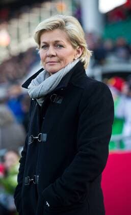Bundestrainerin Silvia NEID (GER) Fussball Frauen Laenderspiel: Deutschland - Brasilien in Fuerth, Deutschland am 08.04.2015,