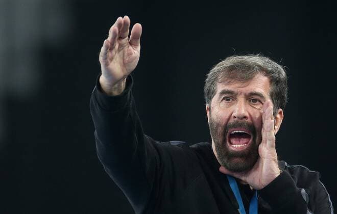 EHF Champions League 2014 15, Quarter Final, HC PPD Zagreb - FC Barcelona Barca 09.04.2015., Arena Zagreb, Zagreb - EHF Champions League 2014 15, Quarter Final, HC PPD Zagreb - FC Barcelona. Veselin Vujovic.  IgorxKralj PIXSELL