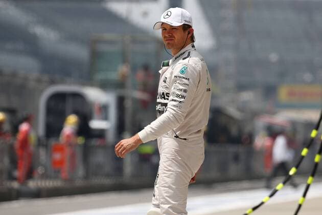 Motorsports: FIA Formula One World Championship WM Weltmeisterschaft 2015, Grand Prix of China, 6 Nico Rosberg (GER, Mercedes AMG Petronas Formula One Team), xHOCHxZWEIx