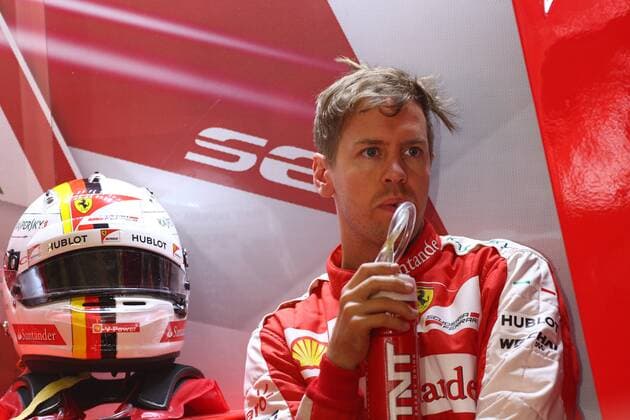 10.04.2015 - Free Practice 1, Sebastian Vettel (GER) Scuderia Ferrari SF15-T Chinese Grand Prix, Shanghai 09 - 12 April 2015 