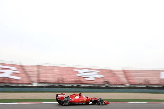 Motorsports: FIA Formula One World Championship WM Weltmeisterschaft 2015, Grand Prix of China, 5 Sebastian Vettel (GER, Scuderia Ferrari), xHOCHxZWEIx