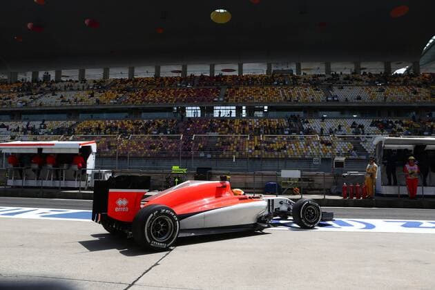 11.04.2015 - Free Practice 3, Roberto Merhi (ESP) Manor Marussia F1 Team Chinese Grand Prix, Shanghai 09 - 12 April 2015 