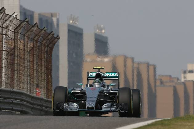 Motorsports: FIA Formula One World Championship WM Weltmeisterschaft 2015, Grand Prix of China, 6 Nico Rosberg (GER, Mercedes AMG Petronas Formula One Team), xHOCHxZWEIx