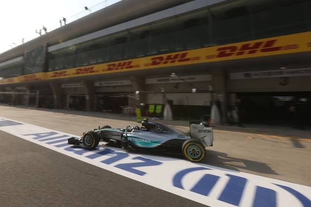 Motorsports: FIA Formula One World Championship WM Weltmeisterschaft 2015, Grand Prix of China, 6 Nico Rosberg (GER, Mercedes AMG Petronas Formula One Team), xHOCHxZWEIx