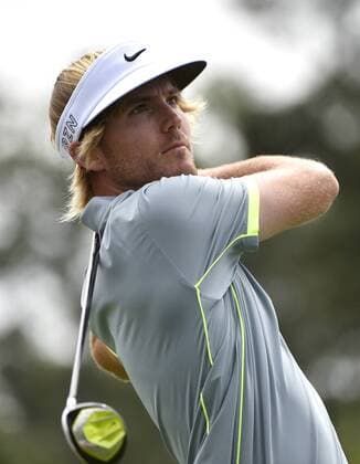 Russell Henley tees off on on hole 1 in the third round of the 2015 Masters Tournament at Augusta National Golf Club in Augusta, Georgia on April 11, 2015.  AUG20150411108 KEVINxDIETSCH
