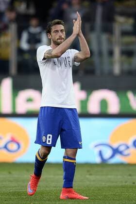 Db Parma 11 04 2015 - campionato di calcio serie A FC Parma vs Juventus Turin: Enttäuschung Claudio Marchisio 