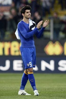 Db Parma 11 04 2015 - campionato di calcio serie A FC Parma vs Juventus Turin: Enttäuschung Alvaro Morata 