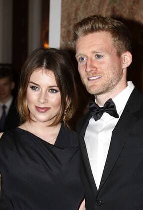 Andre Schürrle u. Montana Yorke Fußballweltmeister 18. BLAUE BALL zugunsten der Kinderkrebs Station im UKE Atlantic Hamburg 11. 04. 2015