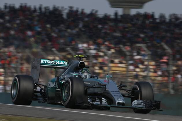 Motorsports: FIA Formula One World Championship WM Weltmeisterschaft 2015, Grand Prix of China, 6 Nico Rosberg (GER, Mercedes AMG Petronas Formula One Team), xHOCHxZWEIx