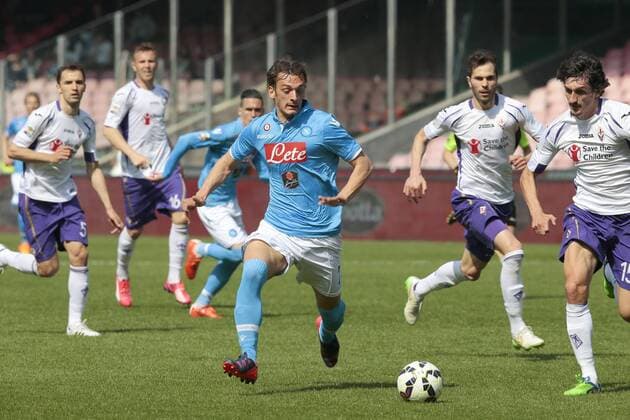 Manolo Gabbiadini Napoli, Napoli 12-04-2015 Stadio San Paolo Football Calcio Serie A Napoli - Fiorentina Foto Cesare Purini Insidefoto cesarexpurini