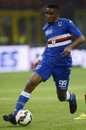 Samuel Eto o Sampdoria Milano 12-04-2015 Stadio Giuseppe Meazza - Football Calcio Serie A Milan - Sampdoria. Foto Giuseppe Celeste Insidefoto giuseppexceleste