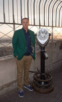 April 13, 2015 - Manhattan, New York, USA - 2015 Masters Champion JORDAN SPIETH visits the Empire State Building, Monday, April 13, 2015. 2015 Masters Champion Jordan Spieth Visits The Empire State Building - ZUMAb148