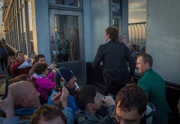 April 13, 2015 - Manhattan, New York, USA - 2015 Masters Champion JORDAN SPIETH visits the Empire State Building, Monday, April 13, 2015. 2015 Masters Champion Jordan Spieth Visits The Empire State Building - ZUMAb148